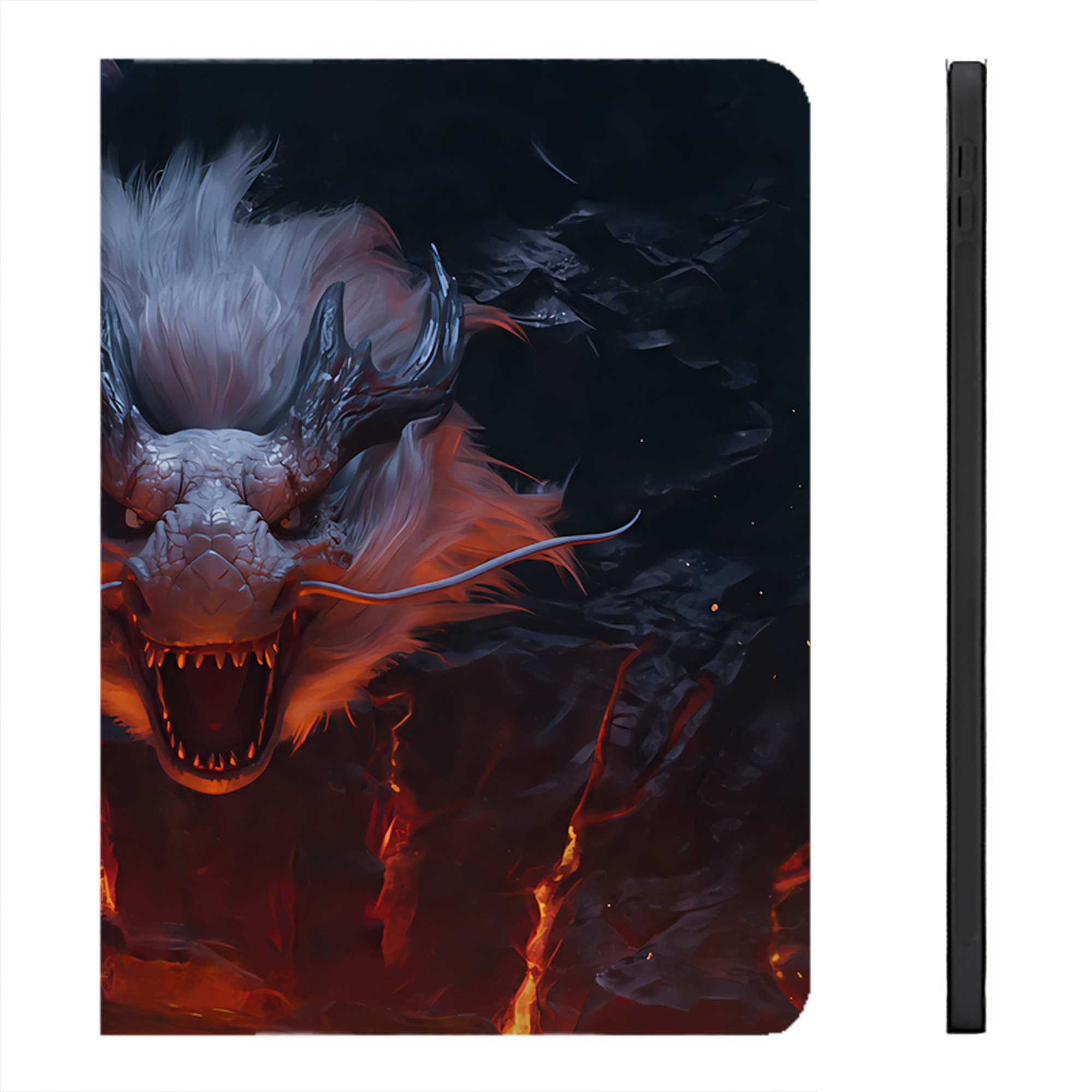 （画像用） Ne Zha 2 ナタ 魔童の大暴れ IPadケース ペンホルダー付き ブックスタイルデザイン